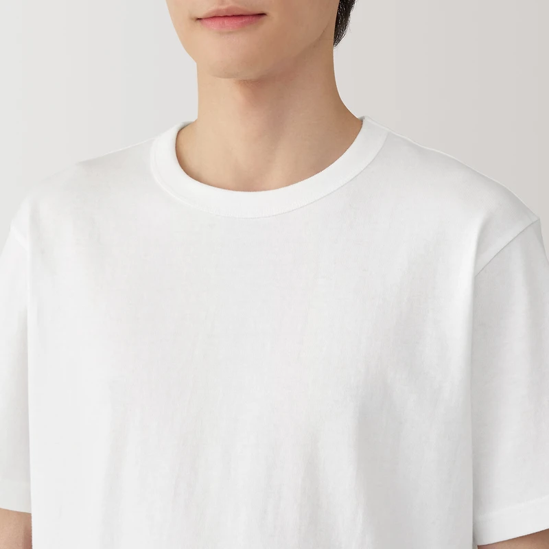 Men's Washed Heavy Weight Crew Neck Short Sleeve T-Shirt
