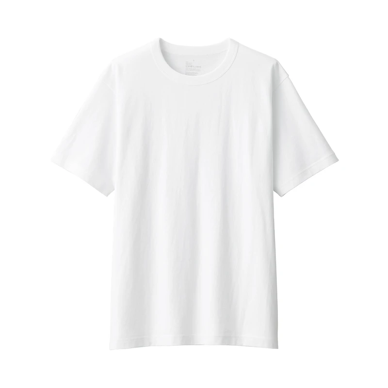 Men's Washed Heavy Weight Crew Neck Short Sleeve T-Shirt