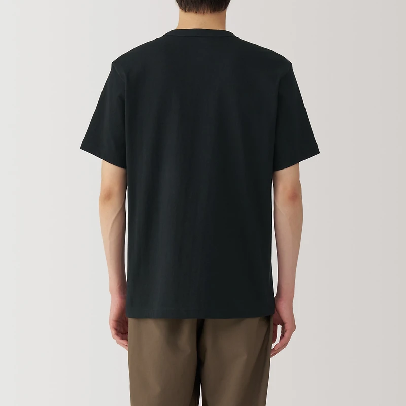 Men's Washed Heavy Weight Crew Neck Short Sleeve T-Shirt