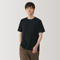 Men's Washed Heavy Weight Crew Neck Short Sleeve T-Shirt