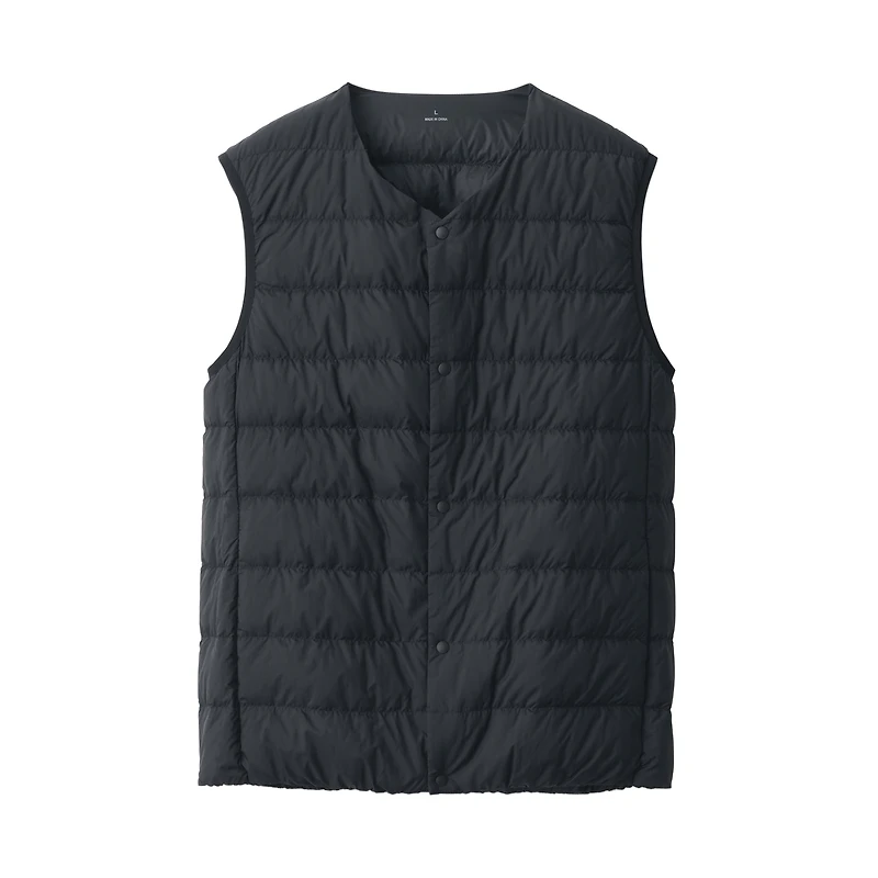 Men's Lightweight Down Collarless Vest