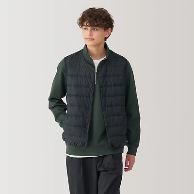 Men's Lightweight Down Collarless Vest