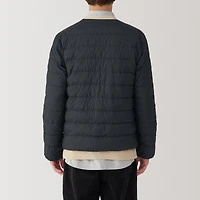 Men's Lightweight Down Collarless Jacket