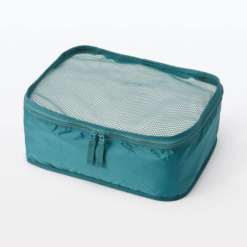 Polyester Gusset Case - Dark Green - Small