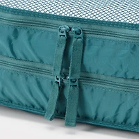 Polyester Gusset Case Double - Dark Green - Small