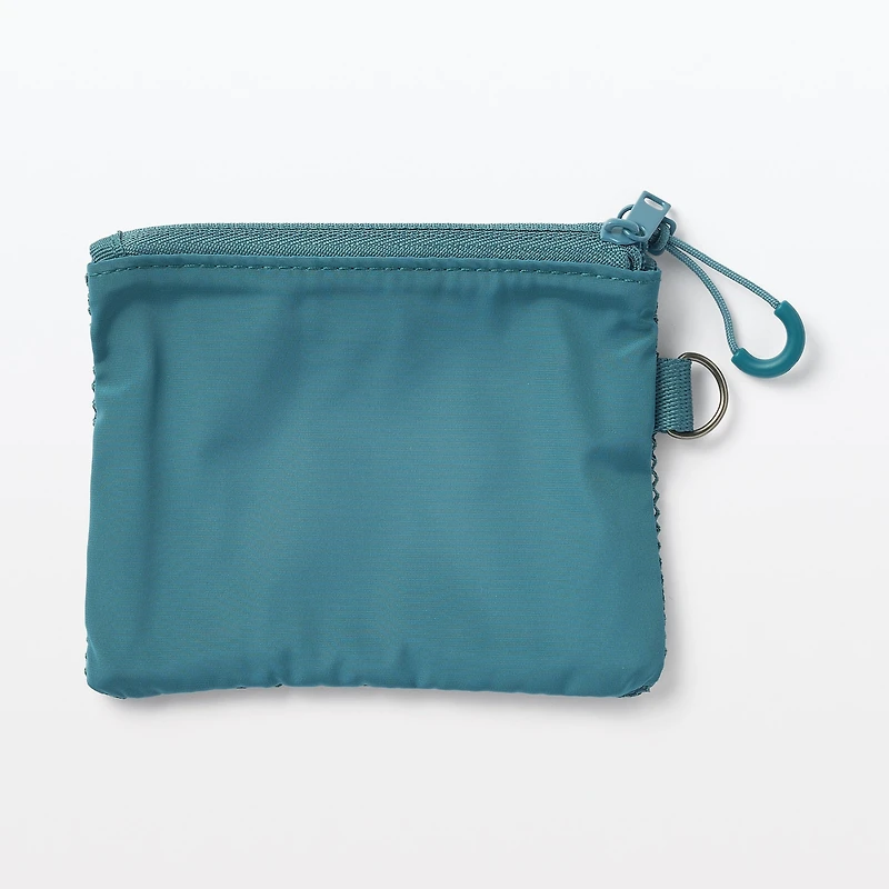 Polyester Two Zipper Case - Small - Dark Green
