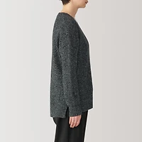 Women's Yak Wool Blend V-Neck Sweater