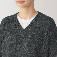 Women's Yak Wool Blend V-Neck Sweater