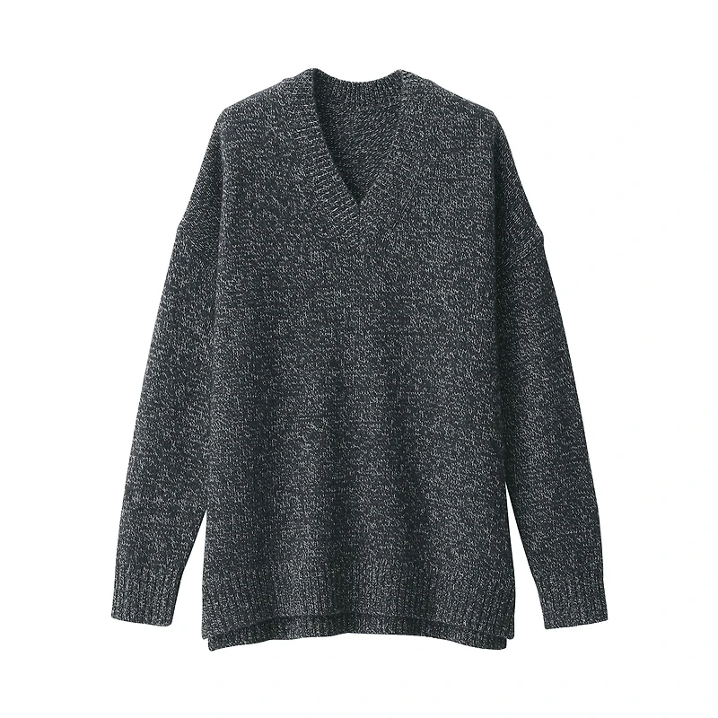 Women's Yak Wool Blend V-Neck Sweater