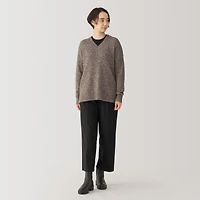 Women's Yak Wool Blend V-Neck Sweater