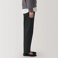 Women's Washed Denim Easy Tapered Pants