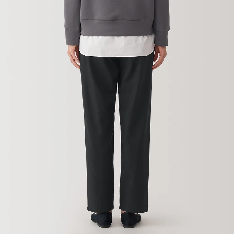 Women's Washed Denim Easy Tapered Pants