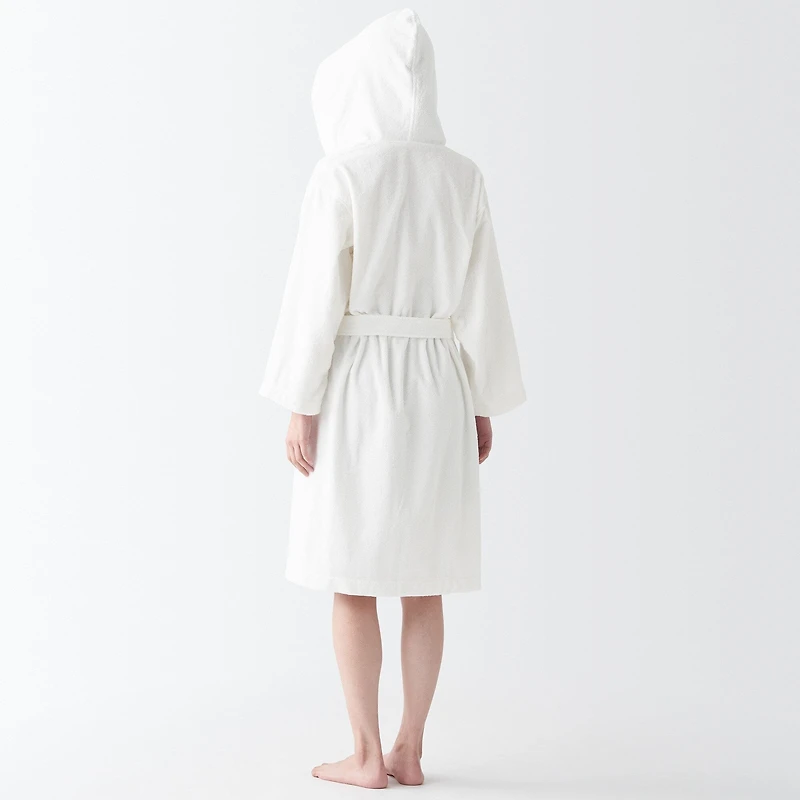 Side Seamless Pile Bathrobe