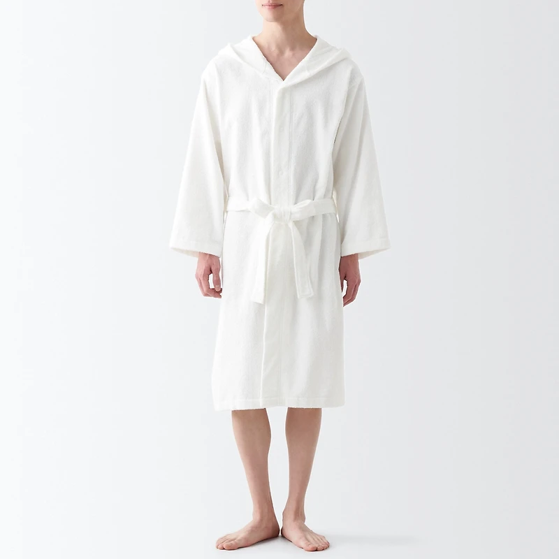 Side Seamless Pile Bathrobe