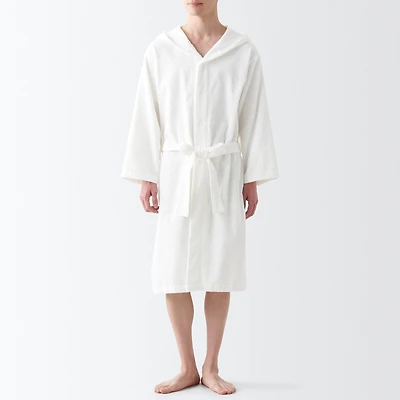 Side Seamless Pile Bathrobe