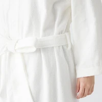 Side Seamless Pile Bathrobe
