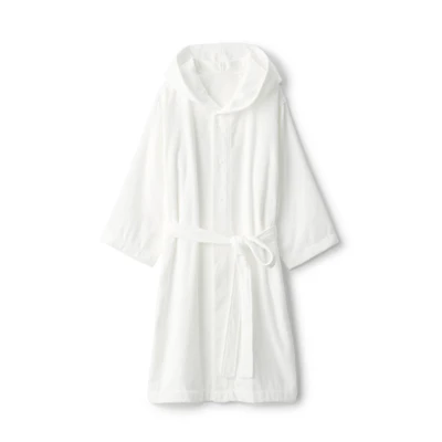 Side Seamless Pile Bathrobe