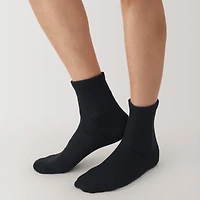 Right Angle Pile Short Socks