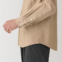 Men's Washed Oxford Button Down Long Sleeve Shirt