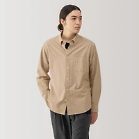 Men's Washed Oxford Button Down Long Sleeve Shirt