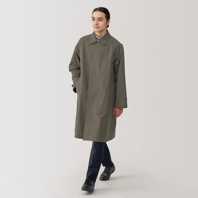 Men's Water Repellent Stand Fall Collar Coat