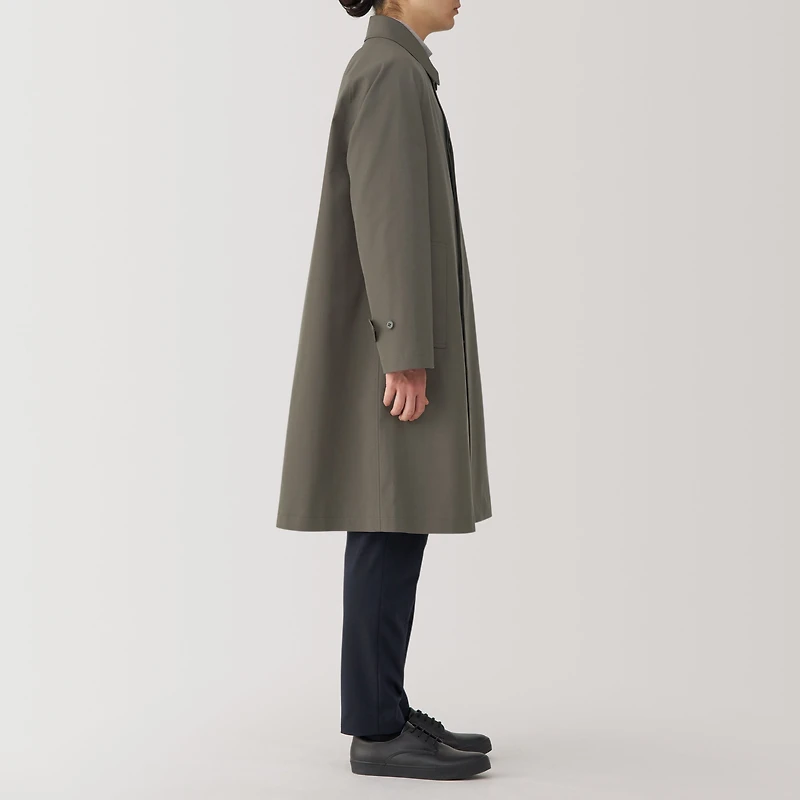 Men's Water Repellent Stand Fall Collar Coat