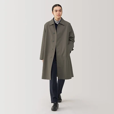 Men's Water Repellent Stand Fall Collar Coat