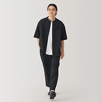 Men's Breathable Half Sleeve Collar Shirt