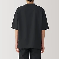Men's Breathable Half Sleeve Collar Shirt