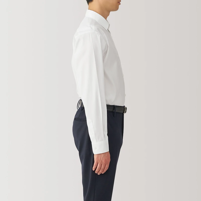 Men's Non-Iron Semi Wide Collar Shirt