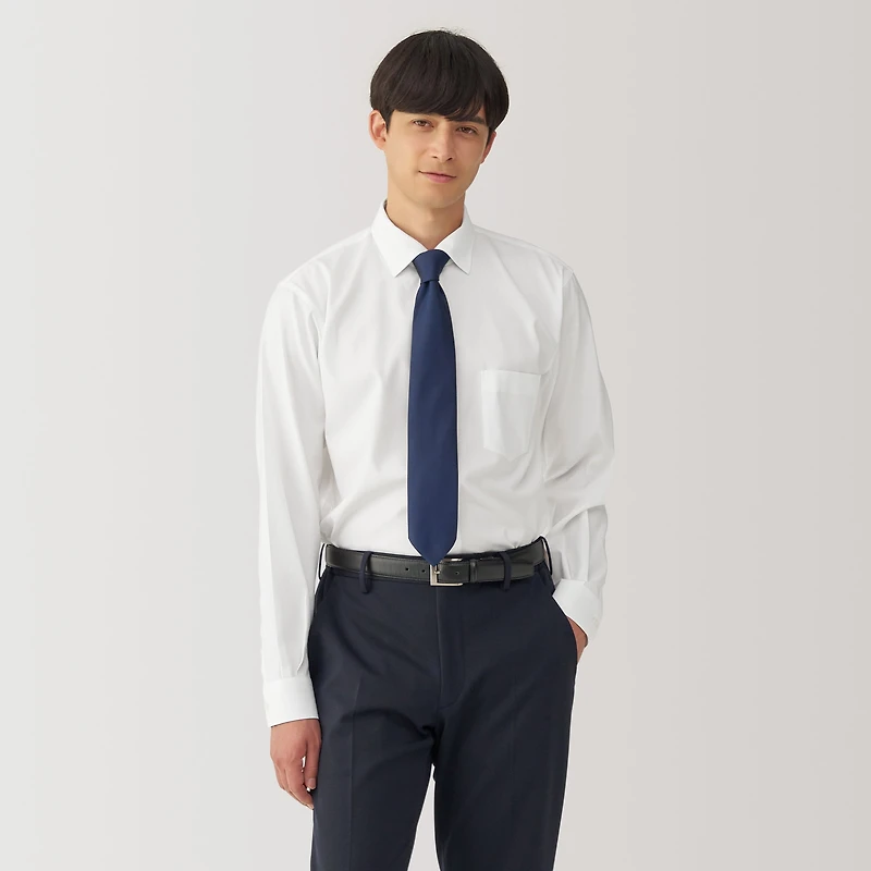 Men's Non-Iron Semi Wide Collar Shirt