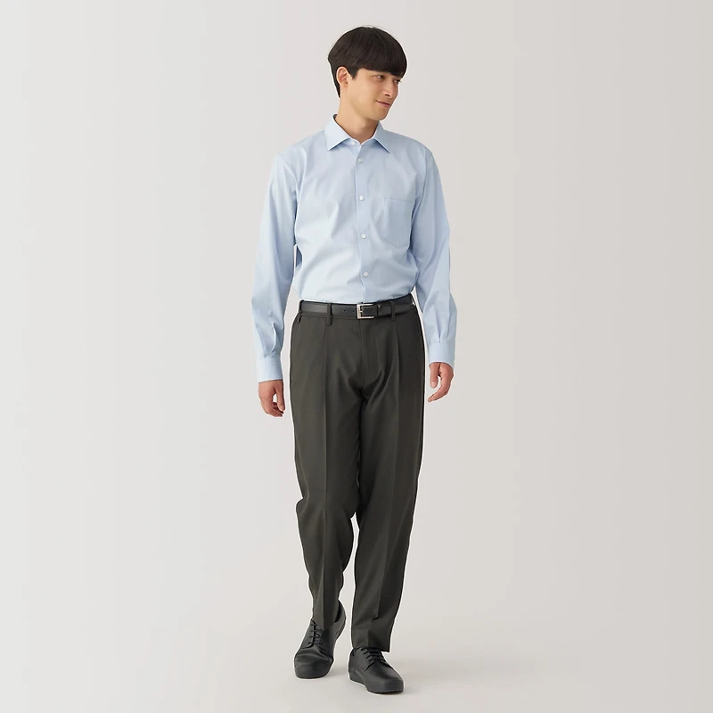 Men's Non-Iron Semi Wide Collar Shirt
