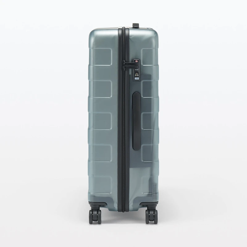 Adjustable Handle Hard Shell Suitcase 75L - Translucent | Check-In