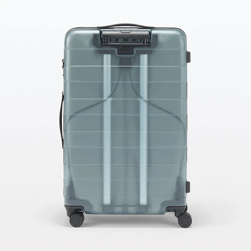 Adjustable Handle Hard Shell Suitcase 75L - Translucent | Check-In
