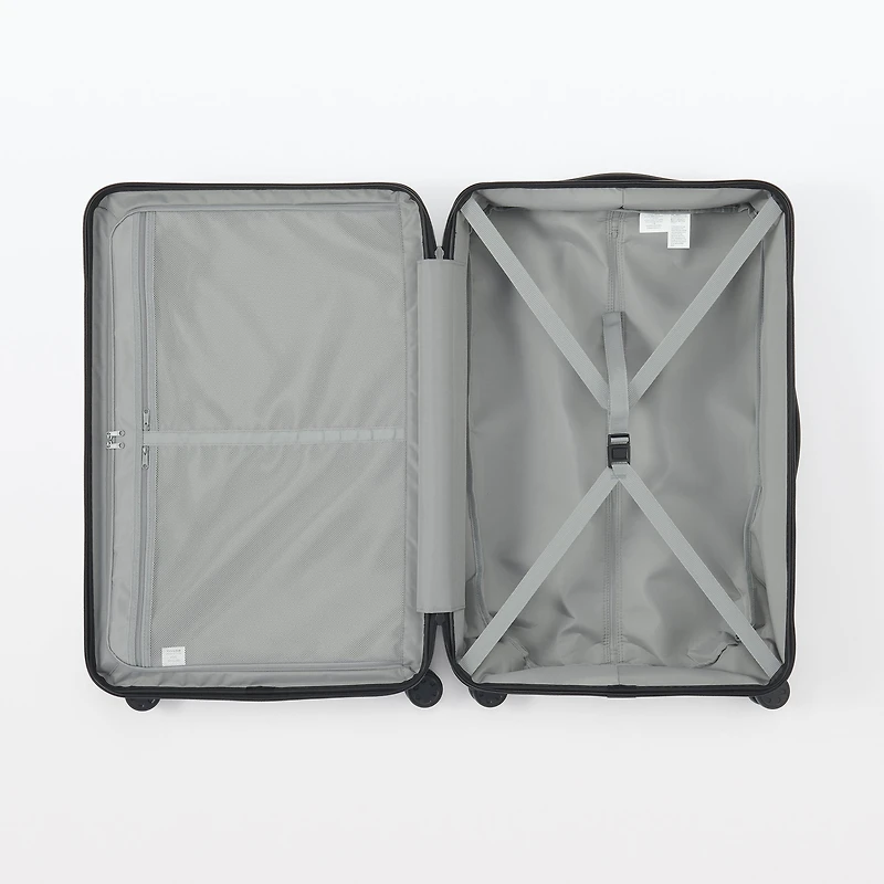 Adjustable Handle Hard Shell Suitcase 75L - Translucent | Check-In
