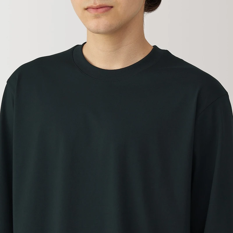 Men's Jersey Crew Neck Long Sleeve T-Shirt