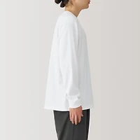 Men's Washed Heavy Weight Crew Neck Long Sleeve T-Shirt