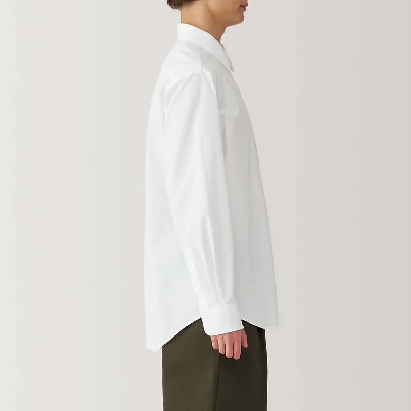 Men's Washed Broadcloth Long Sleeve Shirt