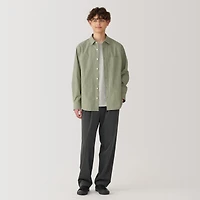 Men's Washed Broadcloth Long Sleeve Shirt