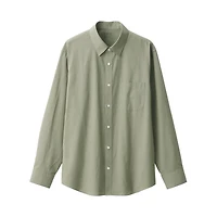 Men's Washed Broadcloth Long Sleeve Shirt
