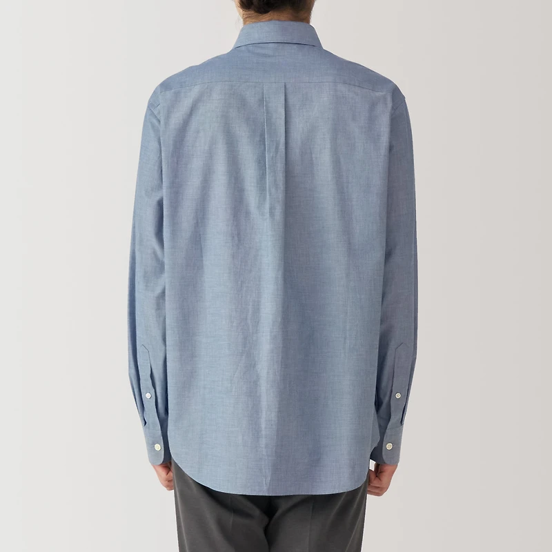 Men's Washed Broadcloth Long Sleeve Shirt