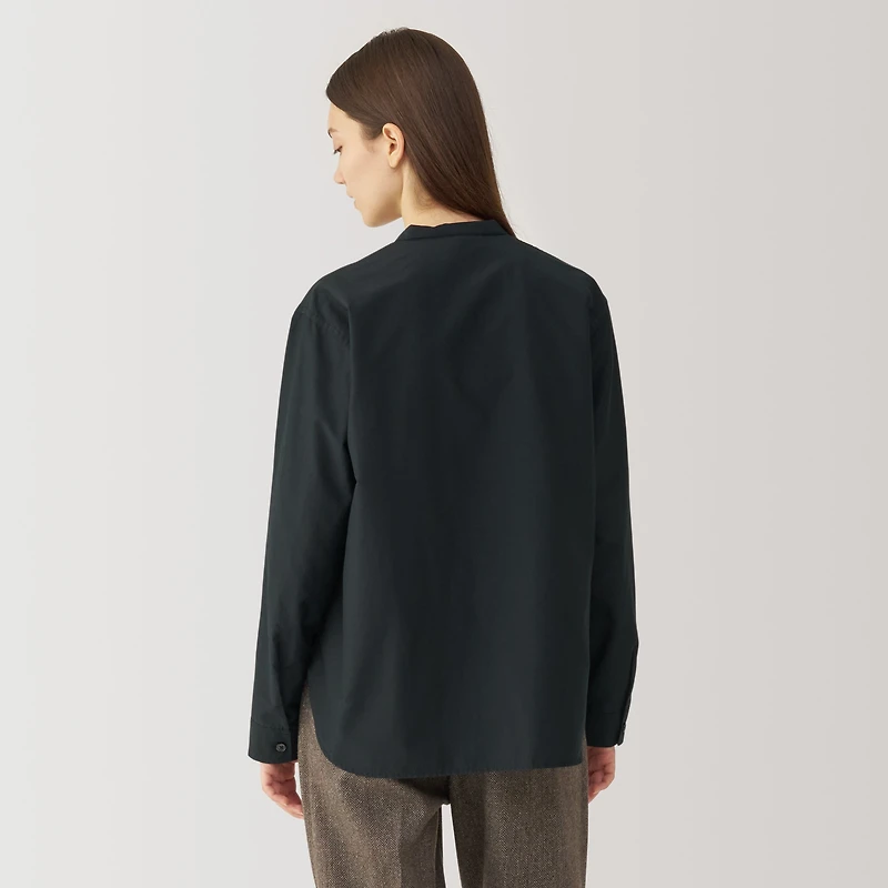 Labo Women's Silk Blend Open Collar Shirt