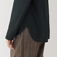 Labo Women's Silk Blend Open Collar Shirt