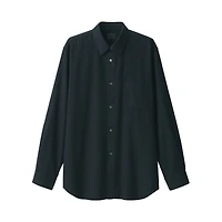 Labo Men's Brushed Cotton Twill Regular Collar Shirt