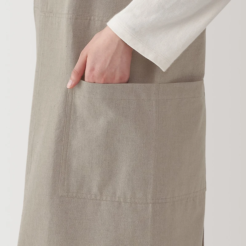 Plain Weave Cotton Shoulder Strap Apron