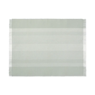 Indian Cotton Rib Placemat - Light Green
