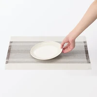 Indian Cotton Rib Placemat - Off White