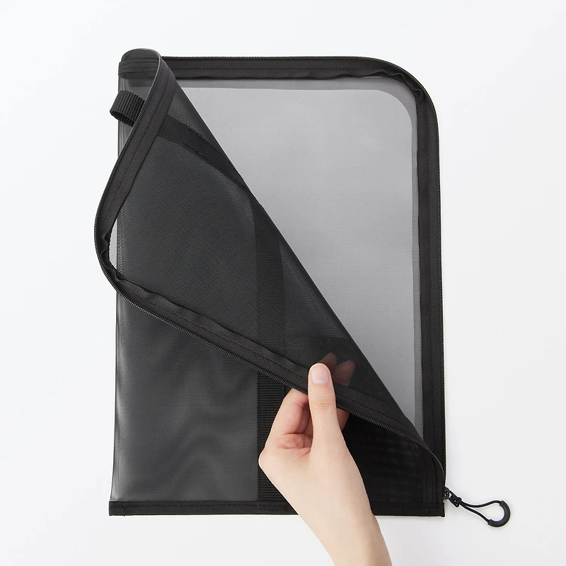 Nylon Mesh Vertical Document Case