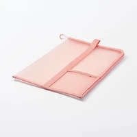 Nylon Mesh Vertical Document Case - Pink