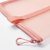 Nylon Mesh Vertical Document Case - Pink